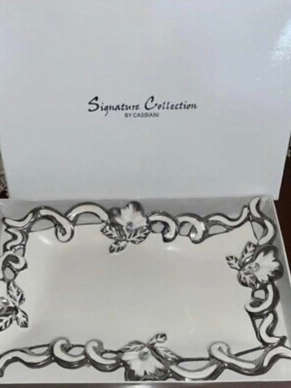 Signature Collection by Cassiani tray, 13.5''x8'' NIB